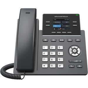 Grandstream GRP2612 Digital Carrier-grade IP Phone with Single Keypad - Black